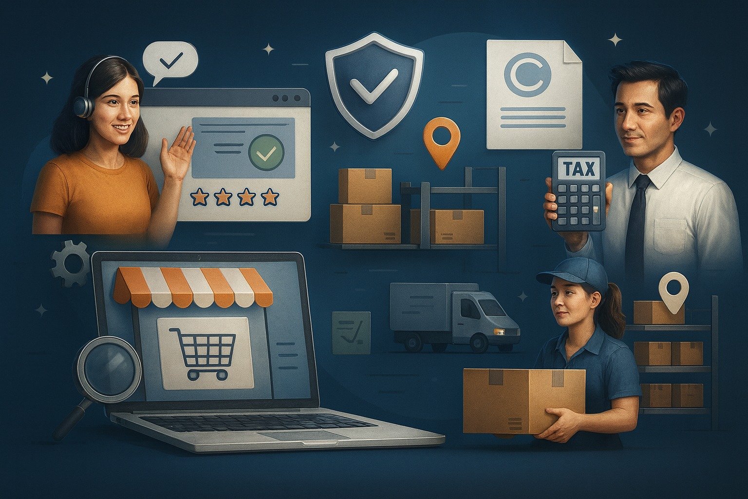 Logo S.O.S Marketplace - Sobre nossa missão